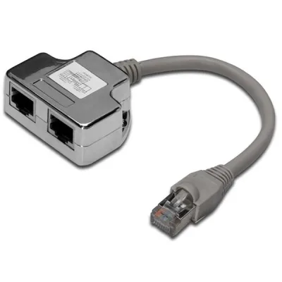 Розгалужувач витої пари, STP, cat.5e, 1x2RJ-45 Digitus (DN-93904)