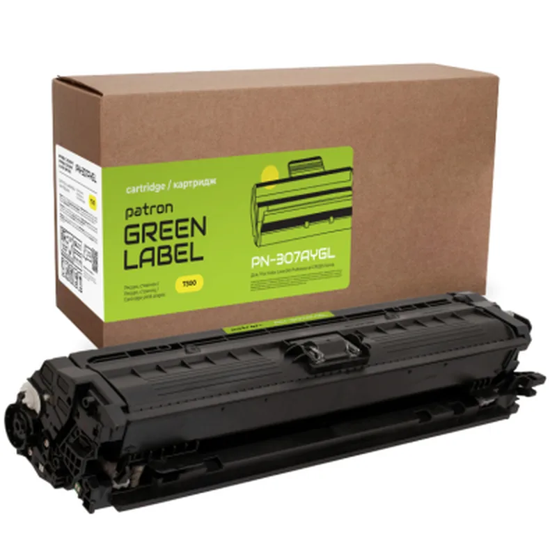 Картридж Patron HP 307A (CE742A) yellow Green Label (PN-307AYGL)