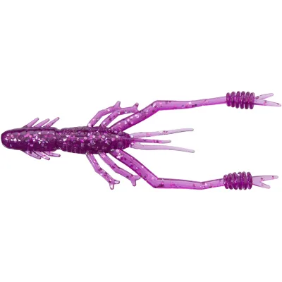 Силікон рибальський Reins Ring Shrimp 4" 428 Purple Dynamite (8 шт/уп.) (1552.10.26)