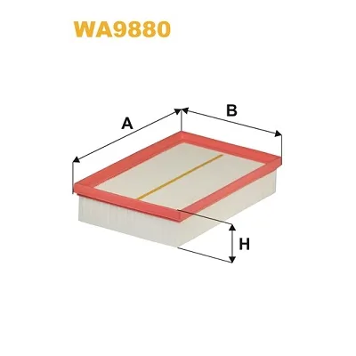 Повітряний фільтр для автомобіля Wixfiltron WA9880