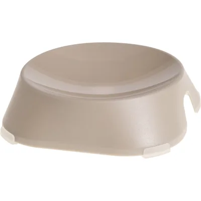 Посуд для котів Fiboo Flat Bowl миска без антиковзких накладок бежева (FIB0130)