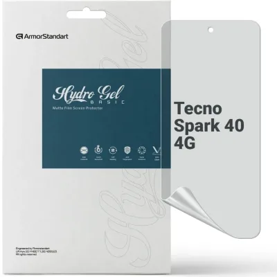 Плівка захисна Armorstandart hydrogel Matte Tecno Spark 40 4G (ARM87313)