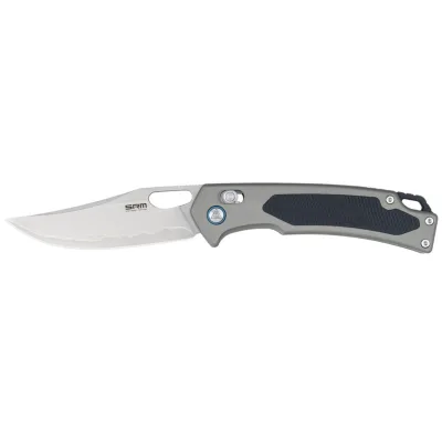 Ніж SRM Retriever 9203-AK, Black G10/Aluminium, Stonewash (9203-AK)