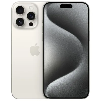 Мобільний телефон Apple iPhone 15 Pro Max 512Gb White Titanium (REF A) BREEZY (2AMU7D3)