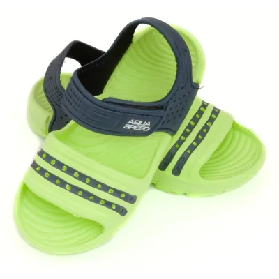 Сандалії Aqua Speed Noli 515-84 зелений, темно-синій 24 (5908217669452)