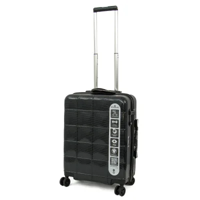 Валіза Echolac Square Pro Black S (EcPC185SA-403-01)