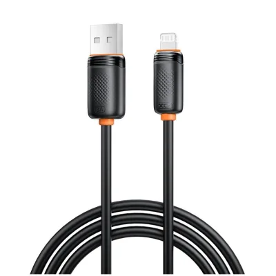 Дата кабель USB 2.0 AM to Lightning 1.0m 3A black XO (XO-CB-300UL-BK)