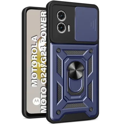 Чохол до мобільного телефона BeCover Military Motorola Moto G24/G24 Power Blue (710723)