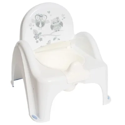 Горщик Tega Baby OWLS стілець, антиковзкий white (SO-010-103)
