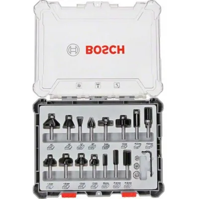 Набір фрез Bosch Professional комбінованих, 8мм, 15шт (2.607.017.472)