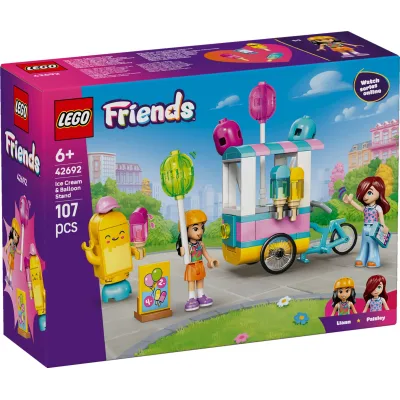 Конструктор LEGO Friends Ятка з морозивом і повітряними кульками (42692)