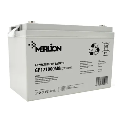 Батарея до ДБЖ Merlion 12V 100Ah (GP121000M8)
