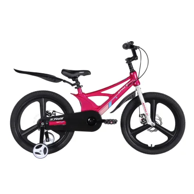 Велосипед Space 20" KID STAR DD рама-11" MG 2026 рожевий з білим (OPS-SK-20-047)