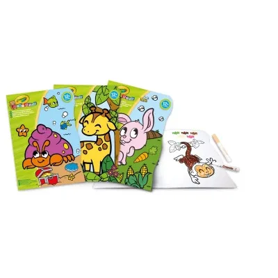 Набір для творчості Crayola Mini Kids Розмальовка Море, 16 сторінок (25-1480-1)