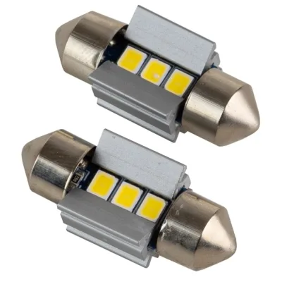 Автолампа PULSO LED SV8.5/T11x28mm/3 SMD-2835/9-18v/210Lm (LP-66028)