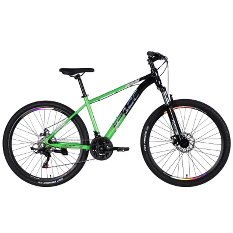 Велосипед Space 27.5" PHAETON DD FR рама-17" AL 2026 зелено-чорний (OPS-SP-27.5-080)
