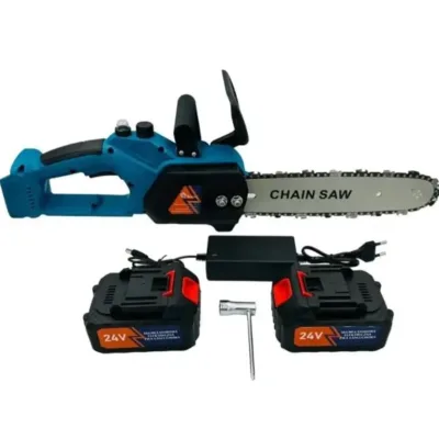 Ланцюгова пила Domotec Chain Saw 12*, 24V акумуляторна, 2xАКБ, ЗУ (Chain Saw 12/2)
