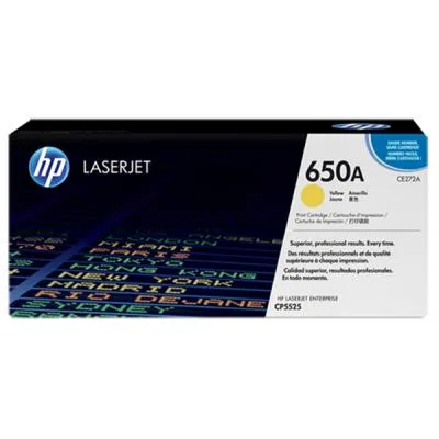 Картридж HP CLJ  650A yellow, CP5525 (CE272A)