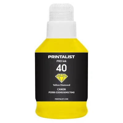 Чорнило Printalist Canon GI-40 для G5040/G6040 190г Yellow (PL40Y)