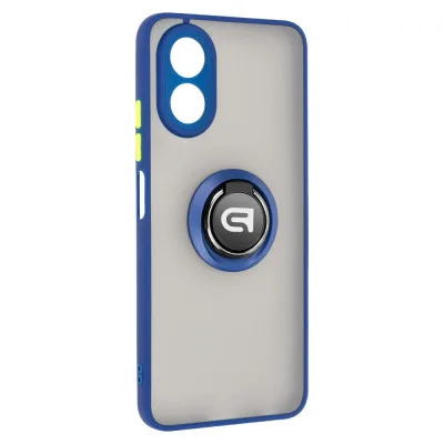 Чохол до мобільного телефона Armorstandart Frosted Matte Ring OPPO A18 4G / A38 4G Navy Blue (ARM72701)