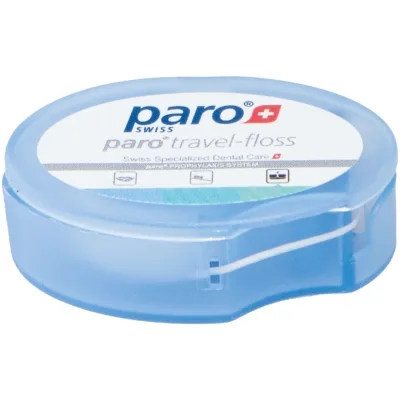 Зубна нитка Paro Swiss Travel-floss Дорожня Зелена упаковка 5 м (7.1763/4)
