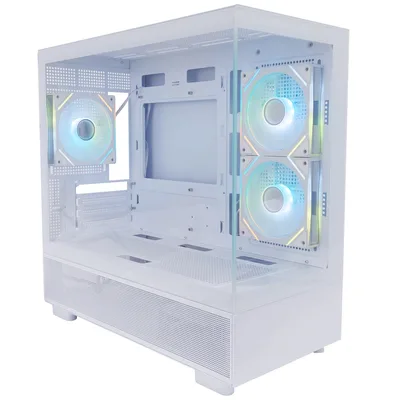 Корпус для ПК 1stPlayer Mi5-WH-2FC7R-W-1FC7-W