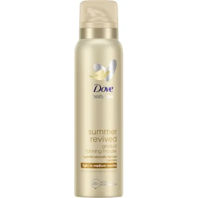 Автозасмага Dove Body Love Summer Revived Мус для тіла Від світлого до середнього 150 мл (8710847962769)