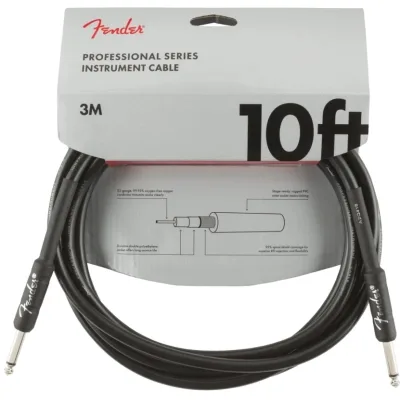 Інструментальний кабель Fender Cable Professional Series 10' Black (228458)