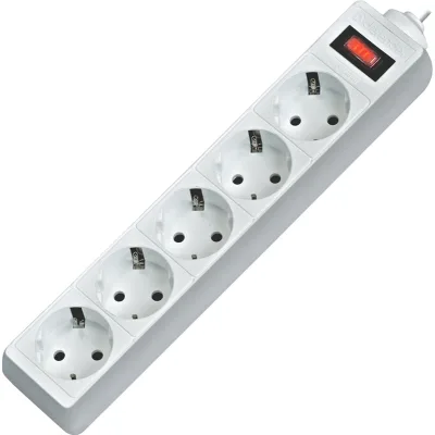 Мережевий фільтр живлення Defender ES 5m 5 роз. white (99483)
