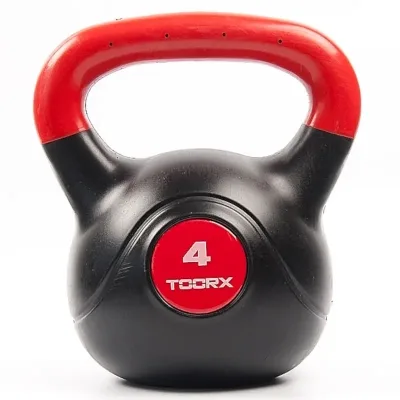 Гиря Toorx PVC 4 кг Black/Orange (KRP-4) (931125)
