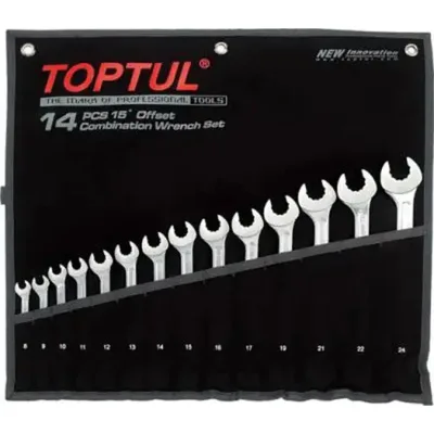 Ключ Toptul комбінований 8-24 мм 14 шт. Dynamic (GPAQ1402)