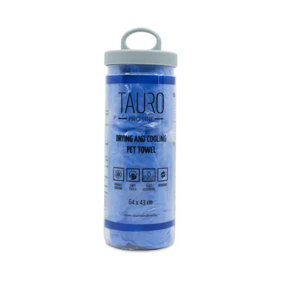 Рушник для тварин Tauro Pro Line для сушки та охолодження 64х43 см блакитний (JOY63237)