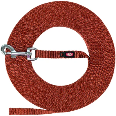 Повідець для собак Trixie Tracking lead екстралегкий XS-S 15 м 10 мм рижий (4053032674486)