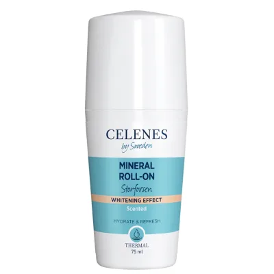 Дезодорант Celenes Thermal Roll-On 2 In 1 Whitening Storforsen З освітлюючим ефектом 75 мл (7350104249892)