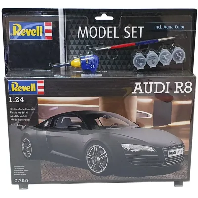 Збірна модель Revell Набір автомобіль Audi R8 рівень 4 масштаб 1:24 (RVL-67057)