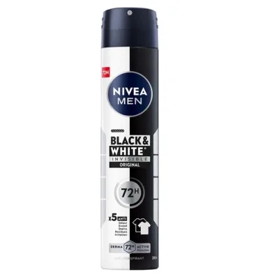 Антиперспірант Nivea MEN Black & White Invisible Original Anti-Perspirant 200 мл (4005808730018)