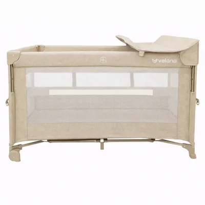 Дитячий манеж Velano з другим ярусом та пеленатором Tino, beige (46161)