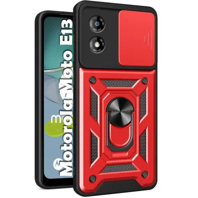 Чохол до мобільного телефона BeCover Military Motorola Moto E13 Red (709104)