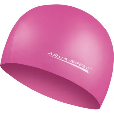 Шапка для плавання Aqua Speed Mega 100-27 темно-рожевий Уні OSFM (5908217635556)