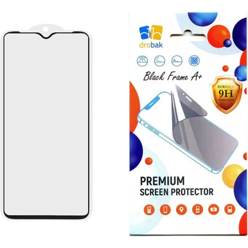 Скло захисне Drobak Samsung Galaxy A05s Black Frame A+ (676745)
