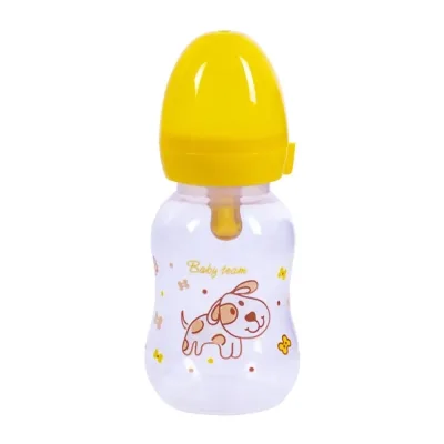 Пляшечка для годування Baby Team З латексною соскою 125 мл (4824428013000)