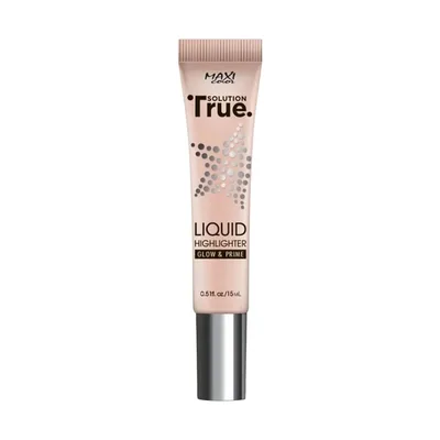 Хайлайтер Maxi Color True Solution Liquid Highlighter Glow & Prime 01 - Рожева перлина (4823097121085)