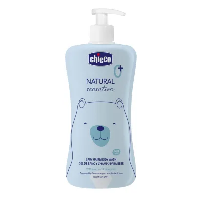 Дитячий гель для душу Chicco Natural Sensation Без Сліз шампун 500 мл 8058664163731 (11517.00)