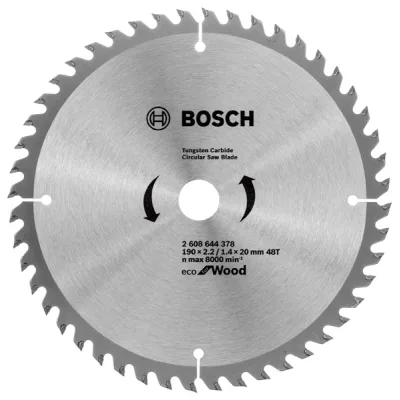 Диск пильний Bosch Eco for Wood 190x2.2x20-48T (2.608.644.378)