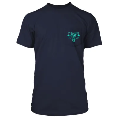 Футболка Jinx The Witcher 3 - Lion of Cintra Pocket Tee Navy, M (JINX-9466M)
