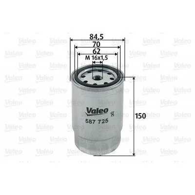 Фільтр паливний Valeo 587725