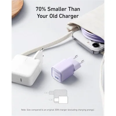 Зарядний пристрій Anker USB-C PD30W PowerPort 511 Nano III white (A2147G21)