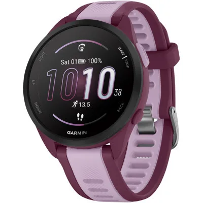 Смарт-годинник Garmin Forerunner 165 Music, GPS, WiFi, Berry/Lilac, GPS (010-02863-33)