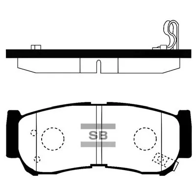 Гальмівні колодки HI-Q SP1178