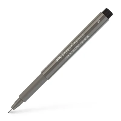 Лайнер Faber-Castell Pitt Artist Pen Fineliner India ink pen товщина S (0,3 мм), колір теплий сірий IV №273 (32072)